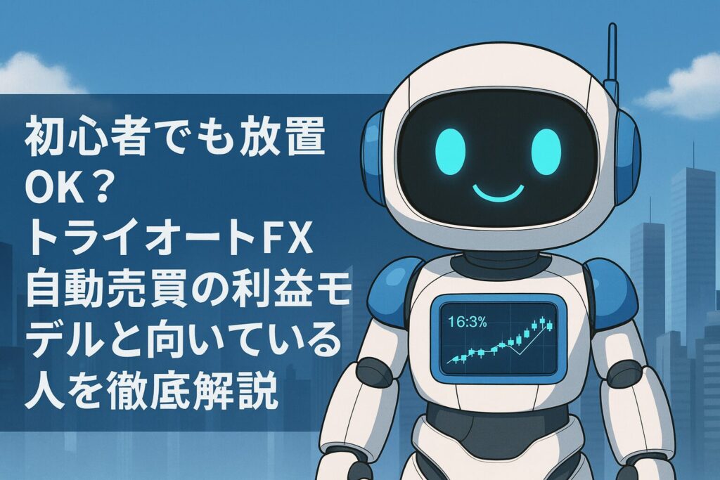 初心者でも放置OK？トライオートFX自動売買の利益モデルと向いている人を徹底解説