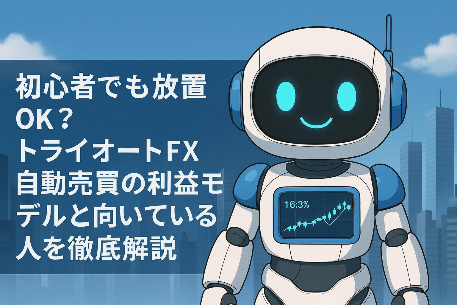 初心者でも放置OK？トライオートFX自動売買の利益モデルと向いている人を徹底解説