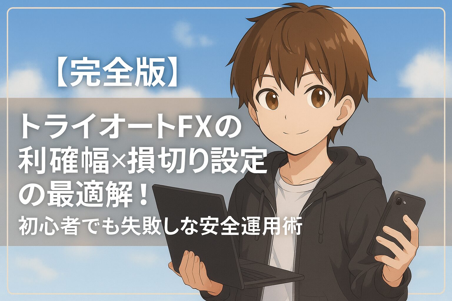 【完全版】トライオートFXの利確幅×損切り設定の最適解！初心者でも失敗しない安全運用術