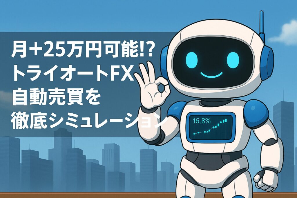 月＋25万円も可能⁉︎ トライオートFX自動売買を徹底シミュレーション