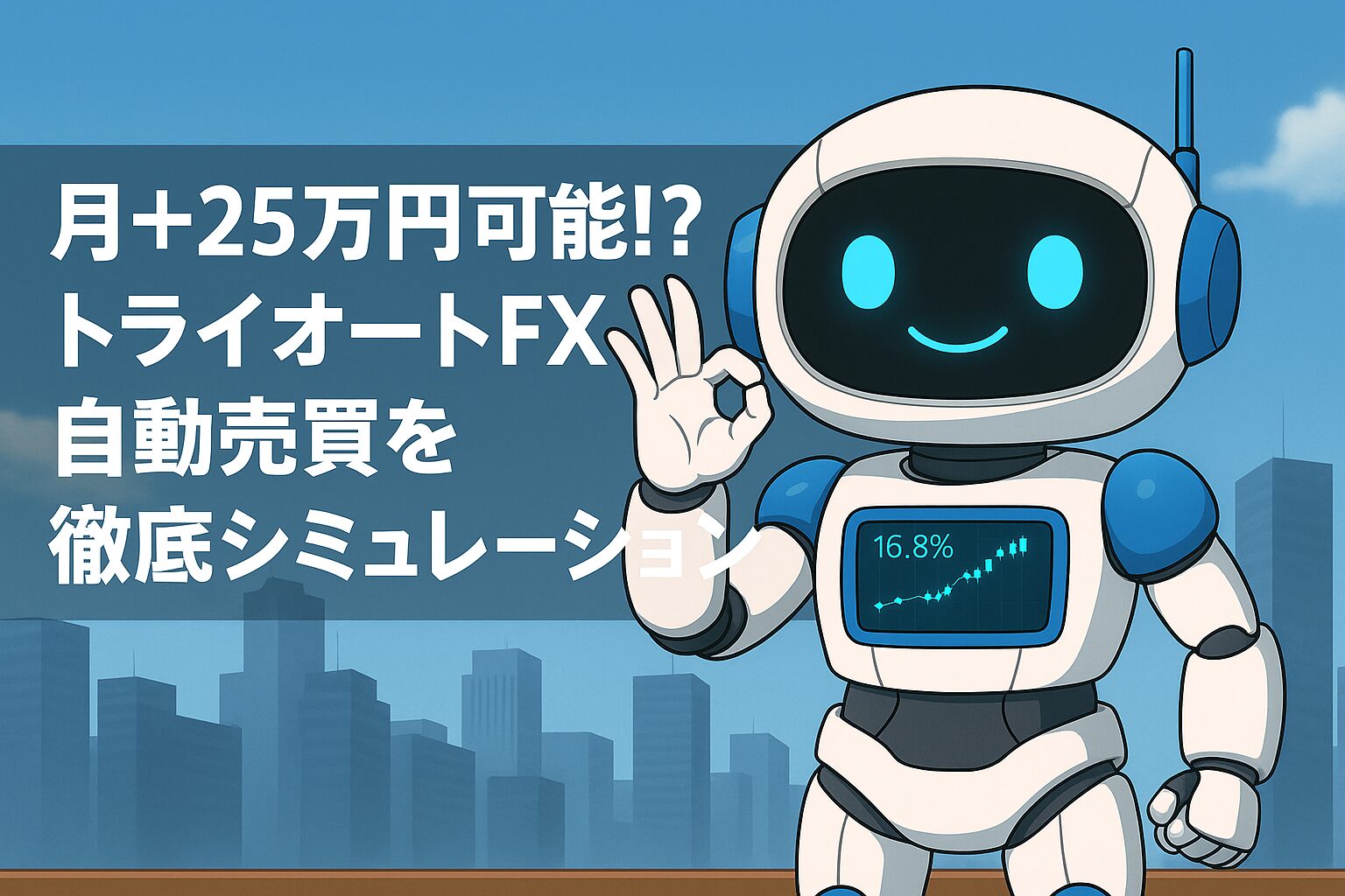 月＋25万円も可能⁉︎ トライオートFX自動売買を徹底シミュレーション