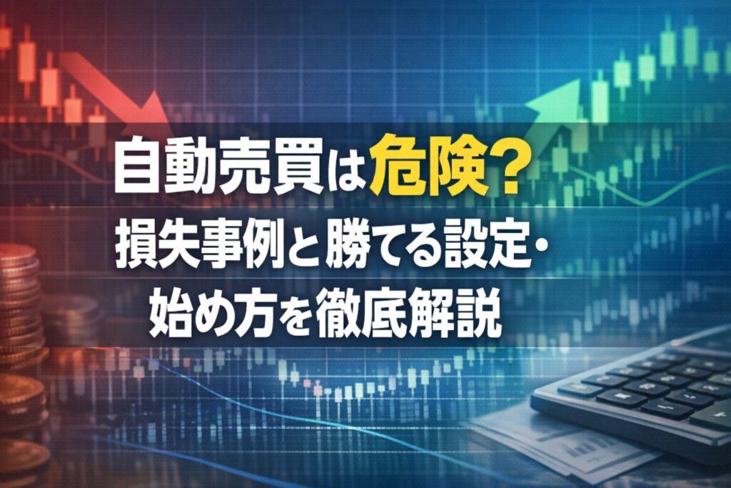 自動売買は危険？損失事例と勝てる設定・始め方を徹底解説