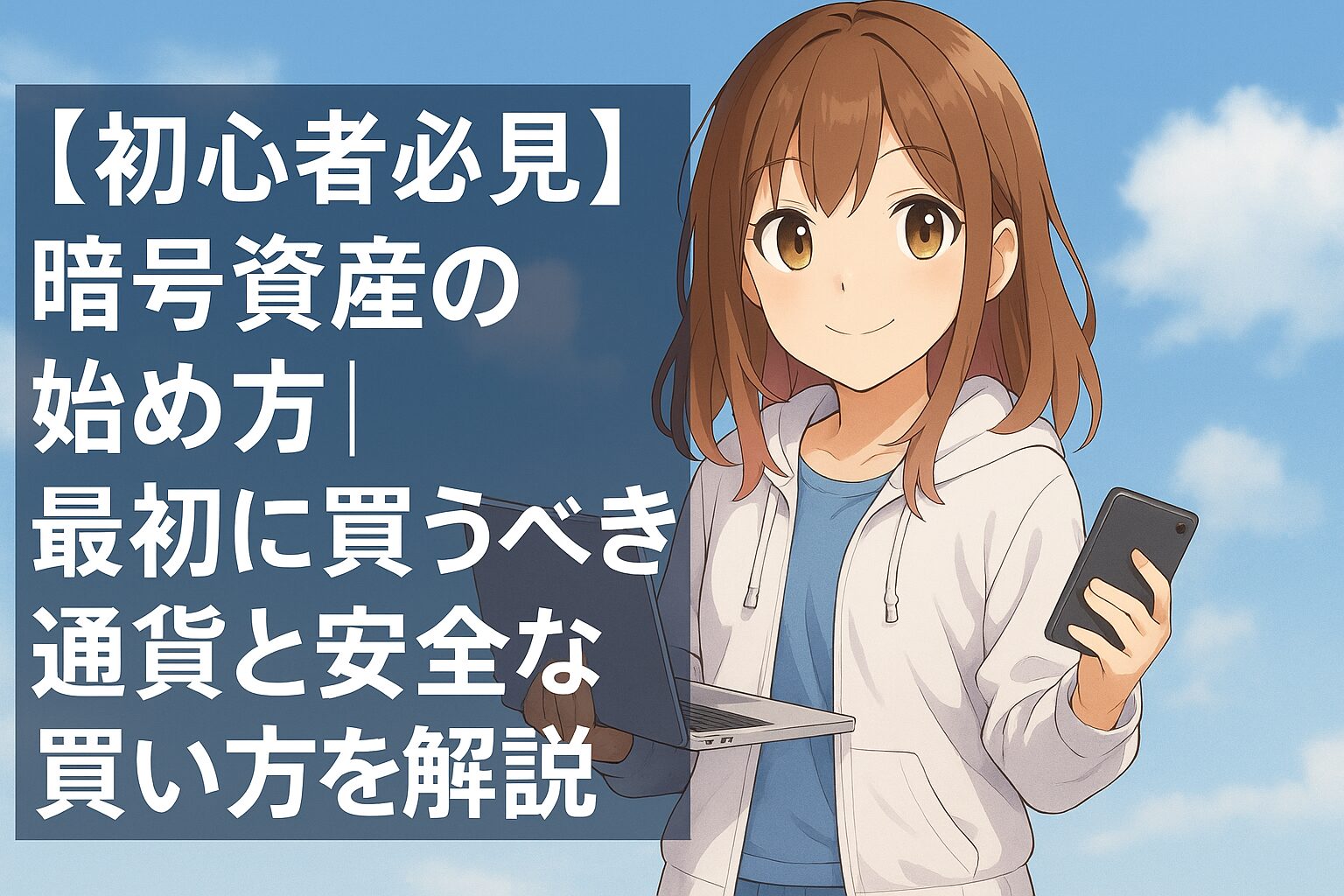 【初心者必見】暗号資産の始め方｜最初に買うべき通貨と安全な買い方を解説