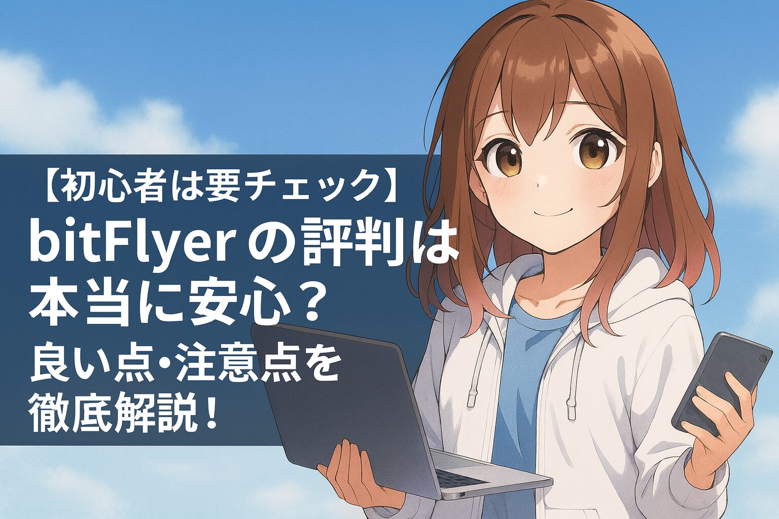 【初心者は要チェック】bitFlyerの評判は本当に安心？良い点・注意点を徹底解説！