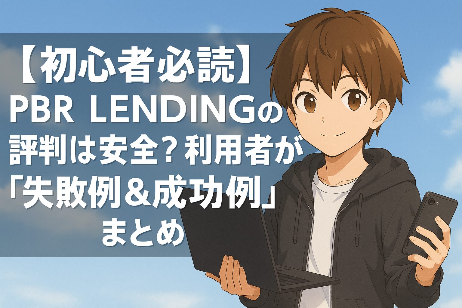 【初心者必読】PBR LENDINGの評判は安全？利用者が語る“失敗例＆成功例”まとめ