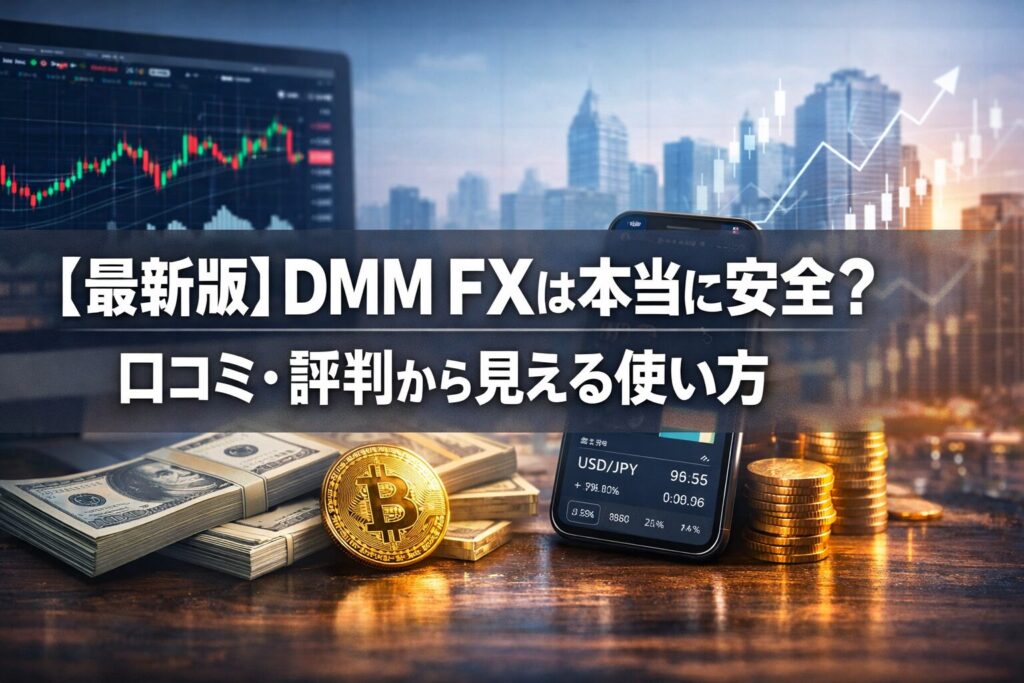 【最新版】DMM FXは本当に安全？口コミ・評判から見える使い方